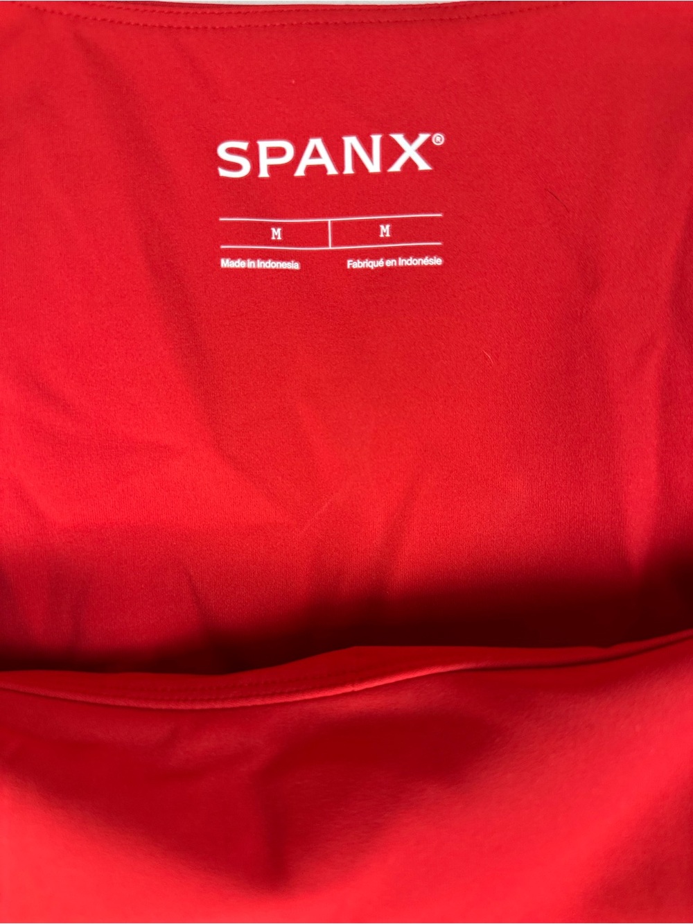 Spanx Womens Medium Red BoostUp Square Neck Shelf Tank Activewear Top NWT - Picture 3 of 7